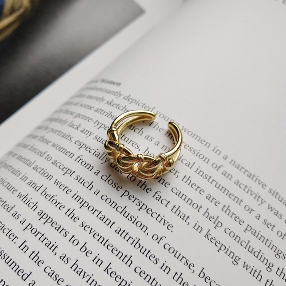 MOONBACK JEWELS GOLD PLATED RING